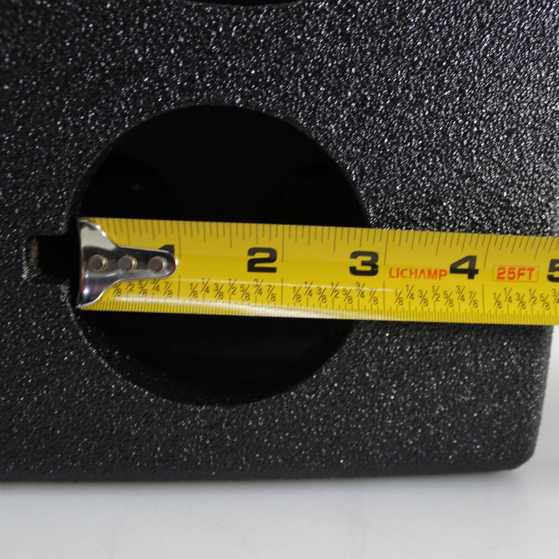 Dual 6.5" + Dual 3" Speaker and Tweeter Universal Speaker Box MDF Black Coated