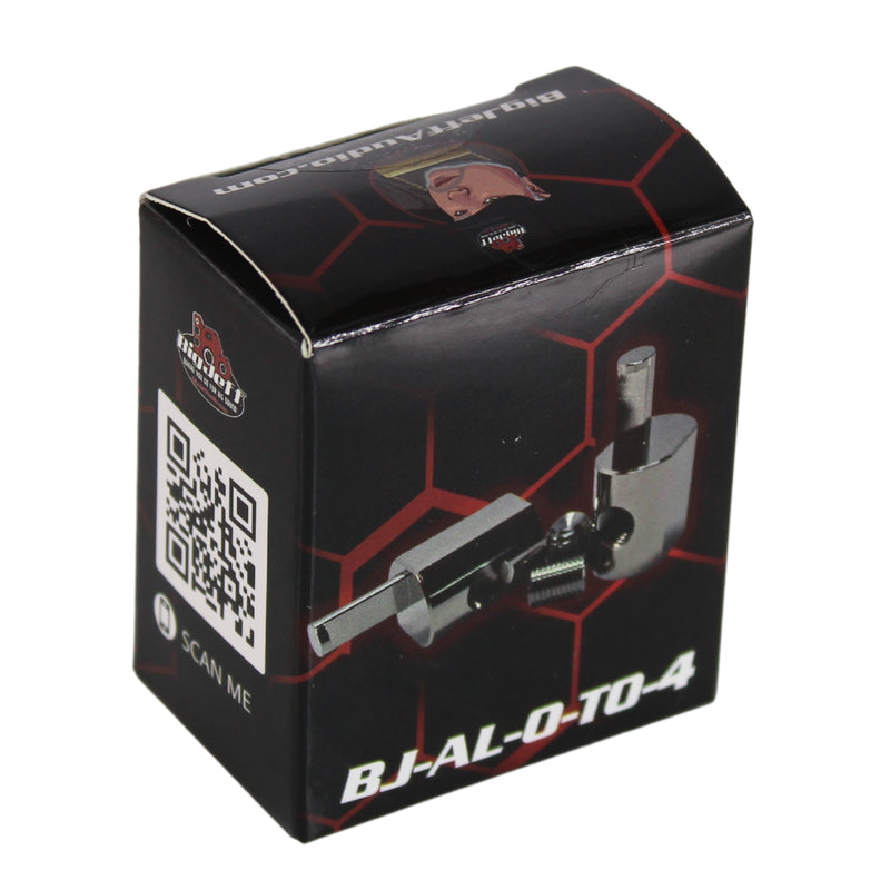 Big Jeff Audio Pair of Aluminum 0 GA to 4 GA Offset Amplifier Input Reducers