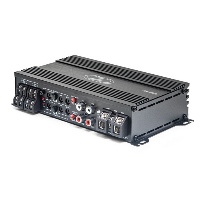 DD Audio D-Series 800W Dynamic Power 4-Ch 2-Ohm Compact Amplifier / D4.800