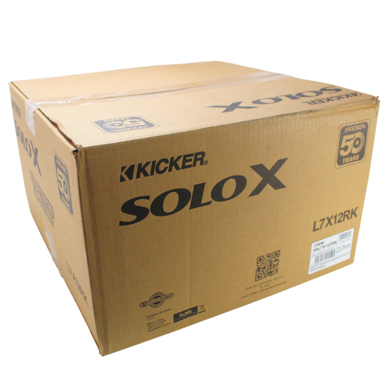 Kicker Solo X Series L7X 12" 2000W Recone Kit Assembly No Glue Required