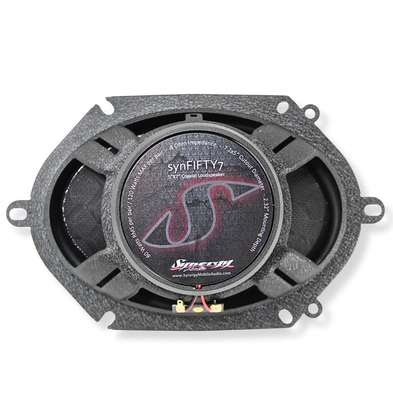 Synergy Audio 5" x 7" 80 Watt RMS 4-Ohm Coaxial Loudspeaker Pair SYN-FIFTY7