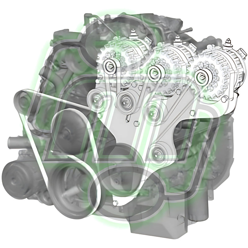 Mechman D301 Triple Bracket Black Alternator Kit 99-04 GM Truck/SUV LS-engine