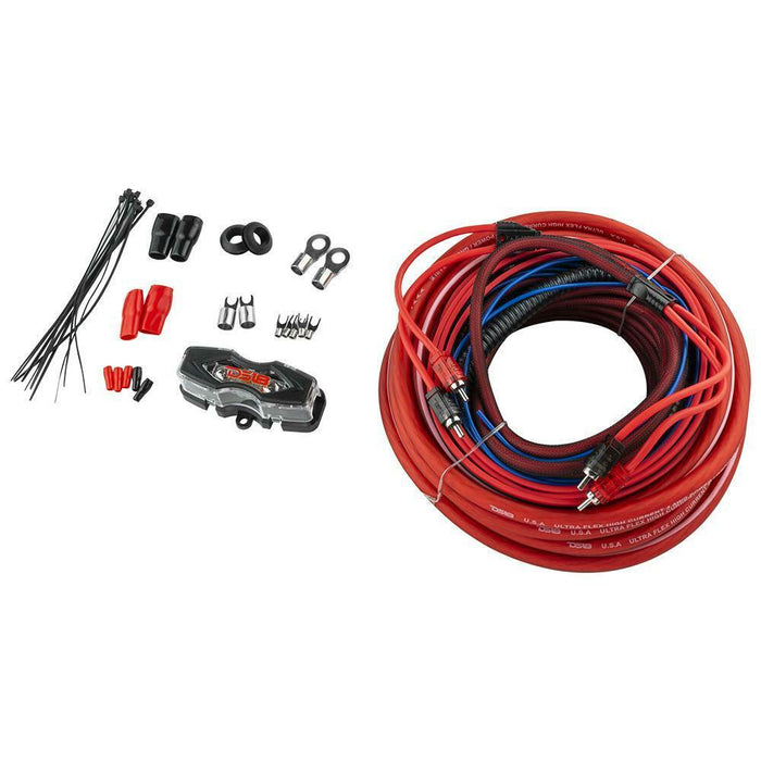 DS18 OFC 100% Copper Advance 8-GA Installation Kit OFCKIT8