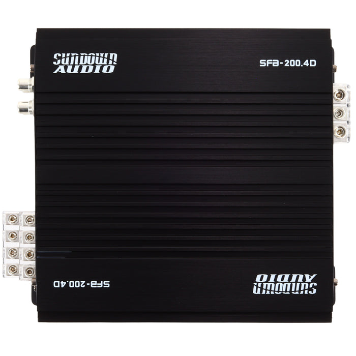 Sundown 4 Channel 1/2/4 Ohm SFB Series 200W Multi Channel Amplifier SFB-200.4