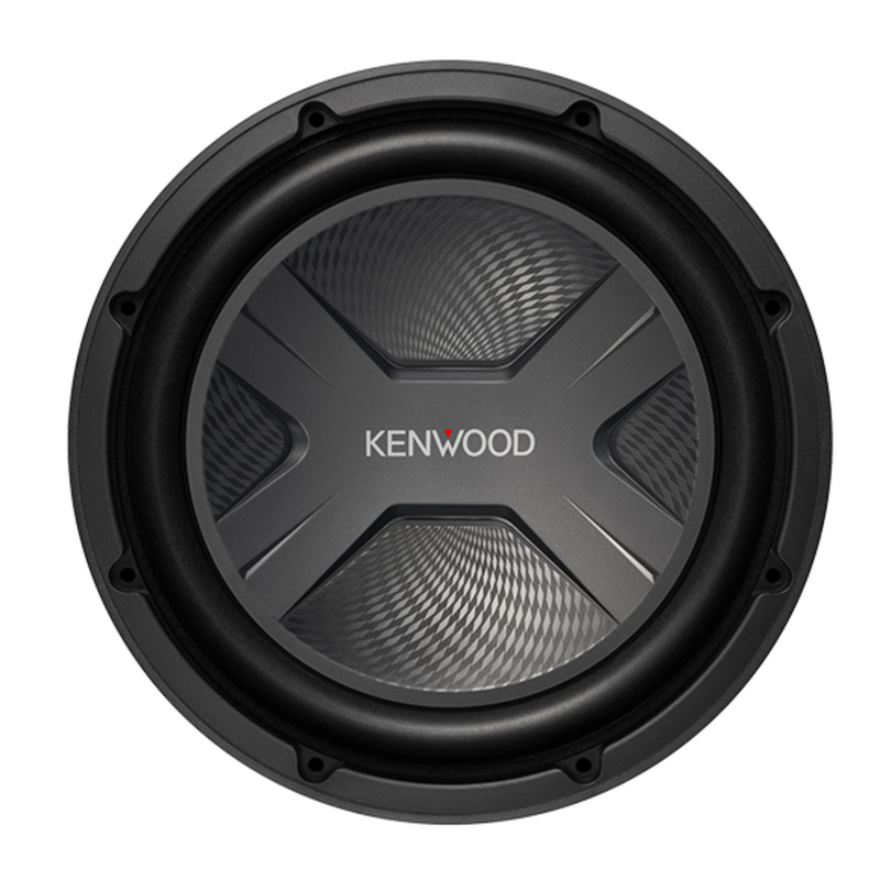 Kenwood Single 10" 4-Ohm 300 Watts RMS Polypropylene Cone Subwoofer