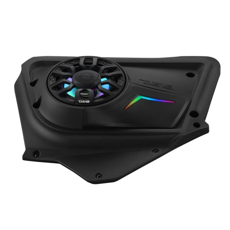 Can-Am Maverick X3 Max 2017-Up Rear Door Speaker Loaded Panel Pair LED CAX3BD6LD
