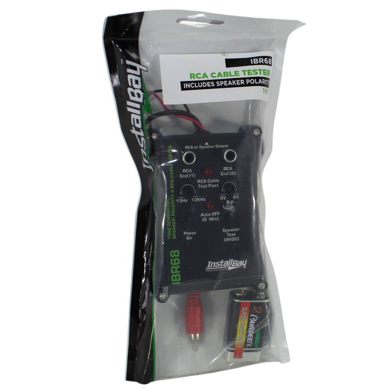 RCA All in One 9V Cable Wire Tester Tone Generator Speaker Polarity IBR68 - OPEN BOX