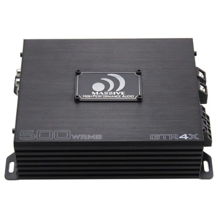 220 Watts RMS 2 Ohm 4-CH Class D Digital Car Audio Amplifier Massive Audio GTR4X