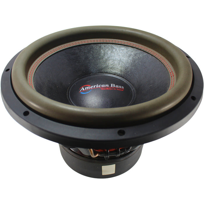 American Bass HD Series 15" 2200W RMS 2-Ohm DVC Subwoofer / OPEN BOX