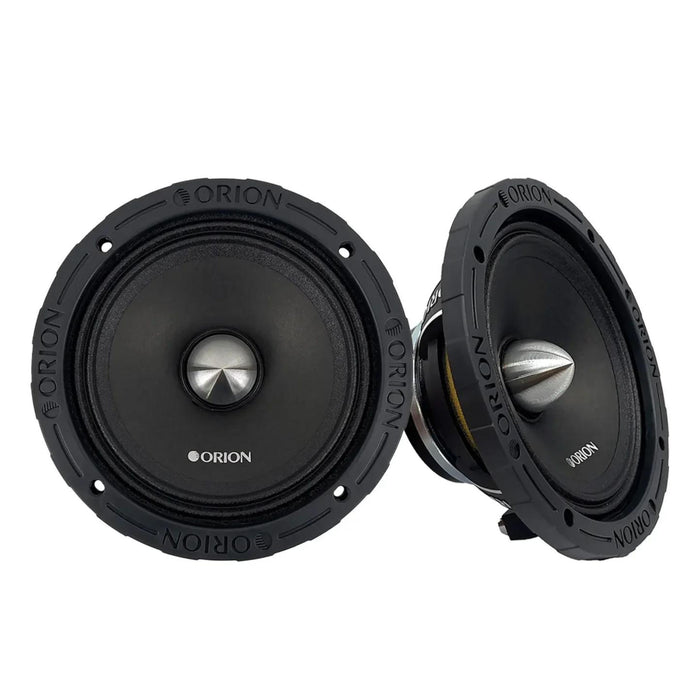 6.5" 350 Watts RMS 4-Ohm Neodymium Midrange Speakers Orion HCCA Series Pair