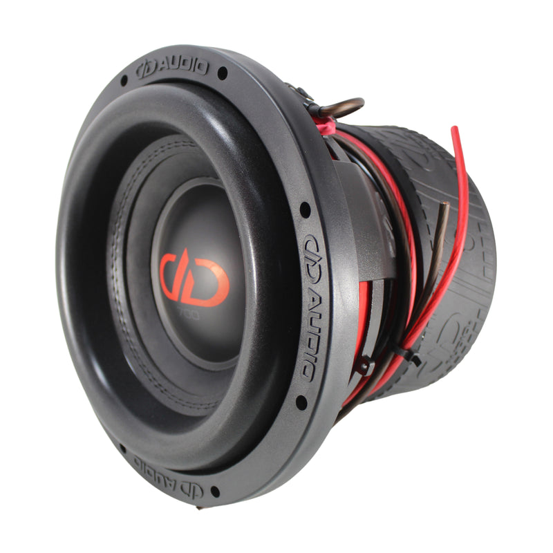 DD Audio 10 Inch 4 Ohm DVC 1500 Watt RMS Power Tuned Subwoofer 710f-D4