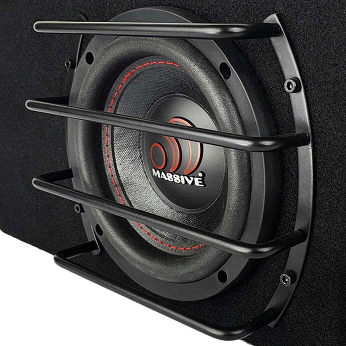 Massive Audio 8"  Subwoofer Grill Deep Set Anodized Steel Protective OPEN BOX