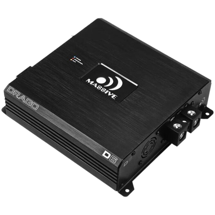 Massive Car Audio Monoblock 1 Channel Full Range Amplifier Class D 3000 Watt D6