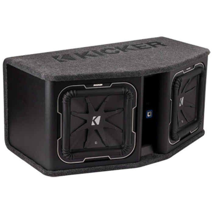 Kicker 1800 Watts 2 OHM Dual 12" Loaded Subwoofer Enclosure KI-41DL7122