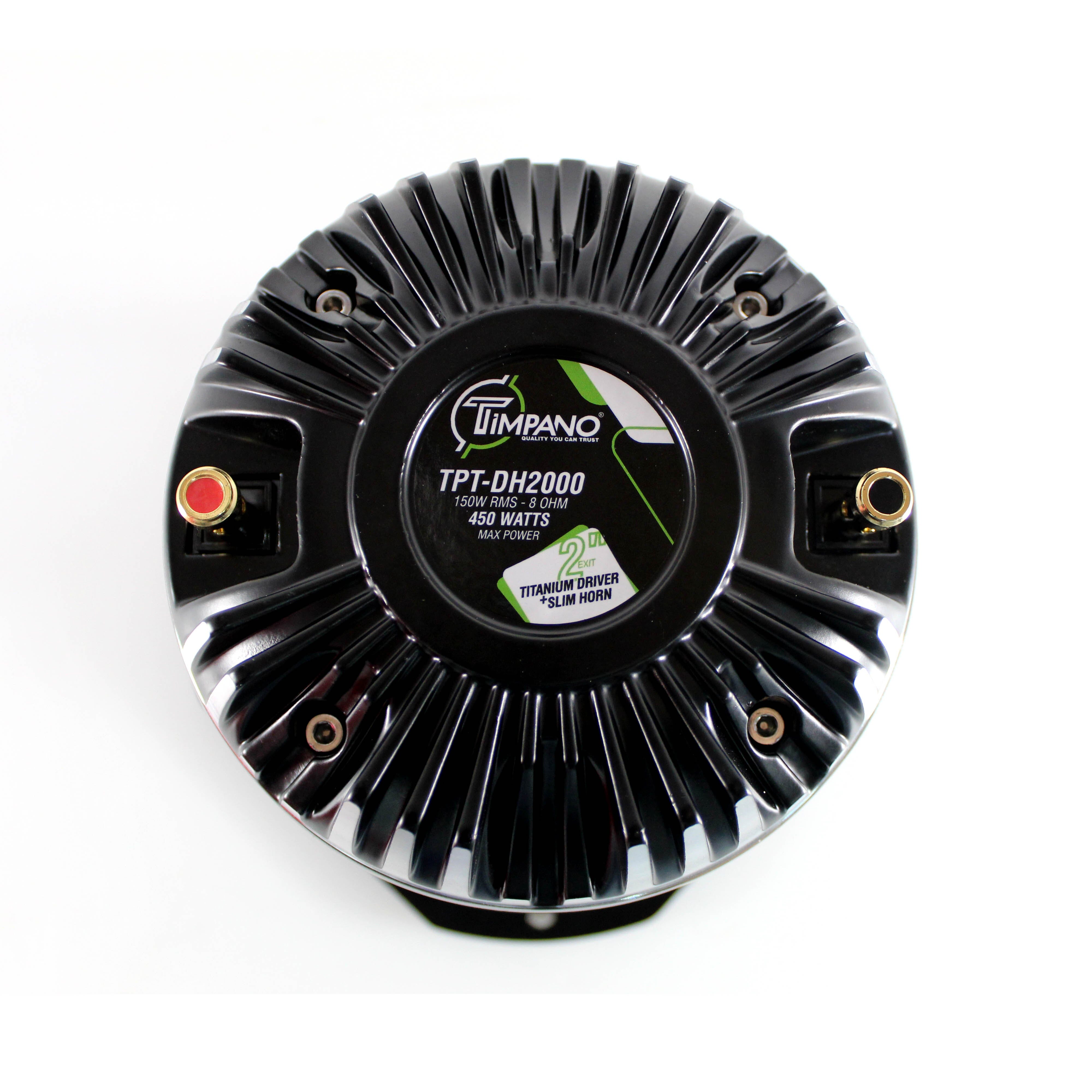 Timpano 2 Inch 450W 8 Ohm Titanium Compression Driver w/ Slim Horn