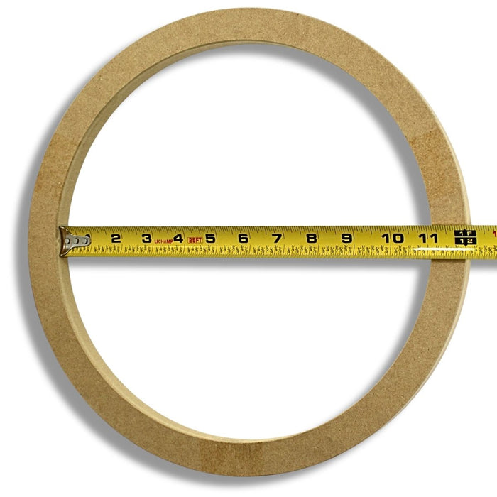 Install Bay 12" High Quality Wood MDF Speaker Spacer Ring Single 3/4" Depth SR12