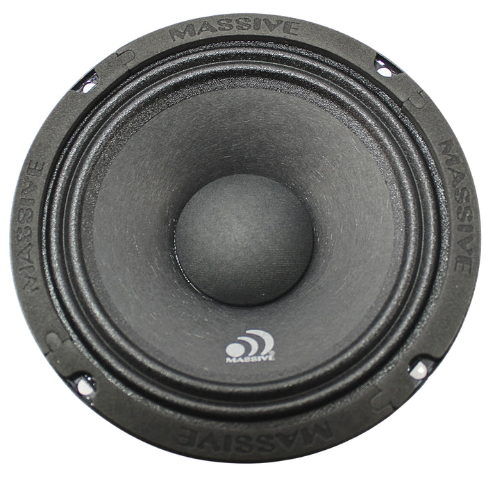 Massive Audio MB6 6.5" 300 Watt Max 4 Ohm Mid-Bass Speaker MA-MB6-V2