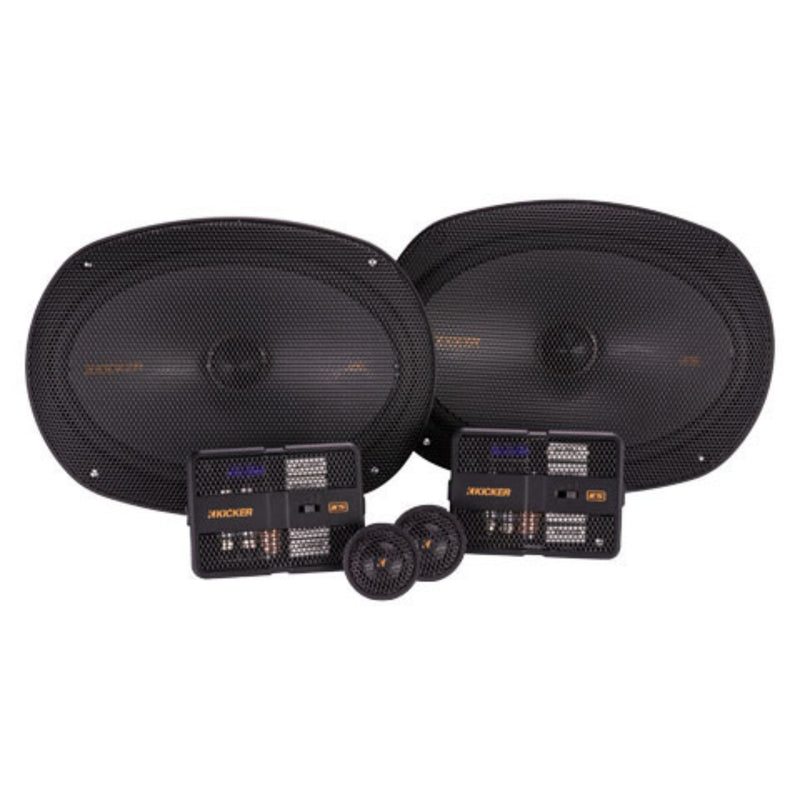 6"x9" 4 Ohm 125 Watts Kicker KS Series Component Speaker System 51KSS6904