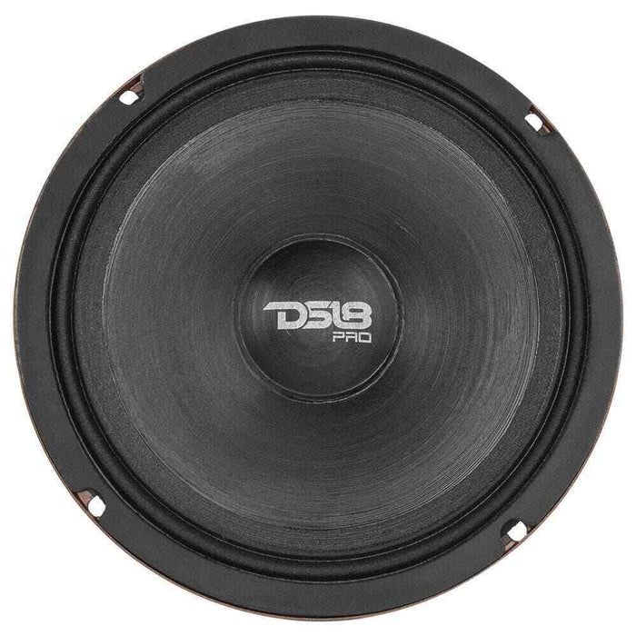 6.5" 200W RMS 2-Ohm Water Resistant Midrange Marine/Motorcycle Speaker Set DS18 PRO-SM6.2