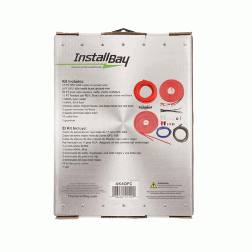 Install Bay 1500 Watt 4 Gauge OFC Copper Amp Kit