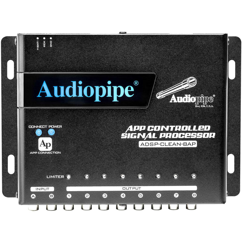 12 Band Bluetooth App Controlled 32-Bit Signal Processor 1 IN / 4 OUT DSP