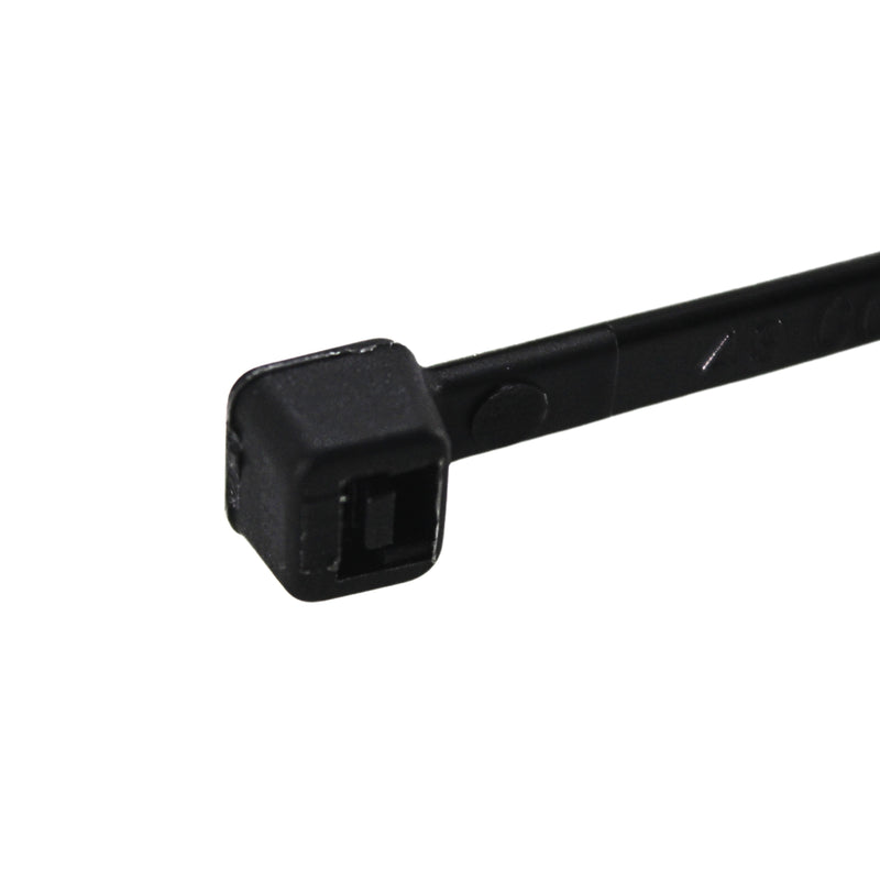 Universal Cable Zip Tie 8.6" Black UV Resistant 40lb Tensile Strength (1000 Pack)