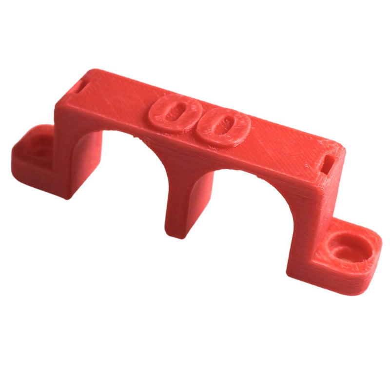 00 Gauge Cable Management Wire Comb Dual Slot Use w/ Cable Zip Tie Red/Black