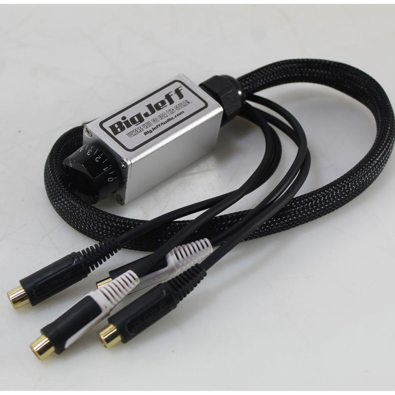 Official Big Jeff Audio Aluminum Cased 30" RCA Bass Knob Silver OPEN BOX