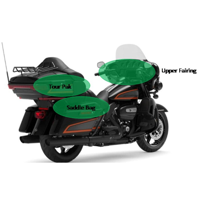 6-Speaker System 2014-2022 Harley-Davidson Metra Powersports Saddle Tramp Harman