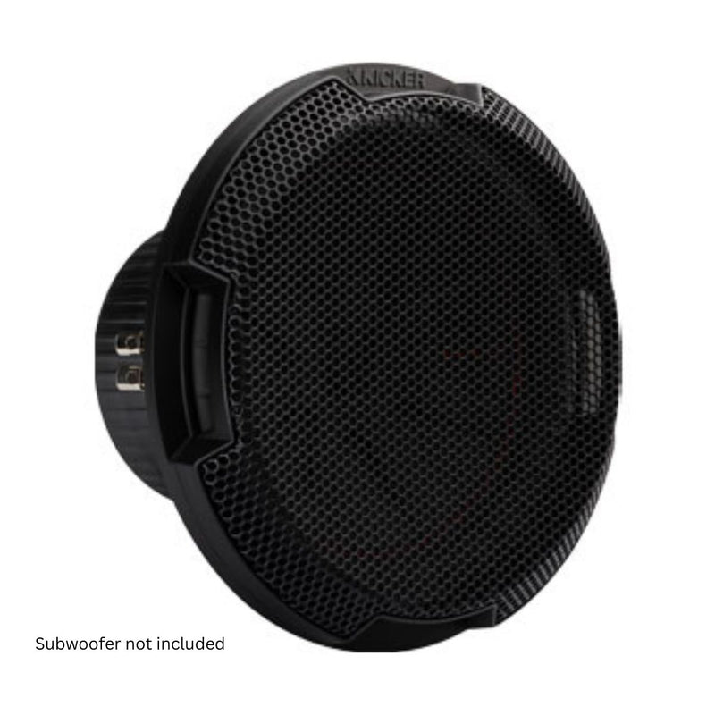 8" to 15"  Round Steel Mesh Subwoofer Grille Cover for Kicker Subs Black