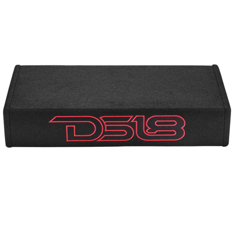 10 350W RMS 2-Ohm Loaded Subwoofer Sealed Truck Enclosure w/ Passive Radiator