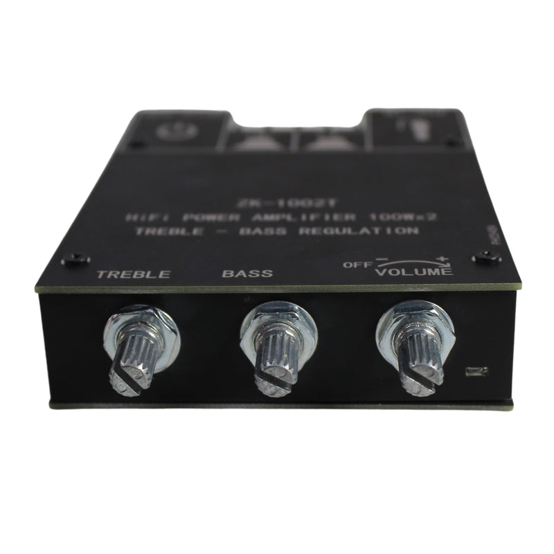 ZK-1002T 200 Watt 2 Channel Bluetooth Amplifier Board for B2 RC2 AUX/BT Inputs