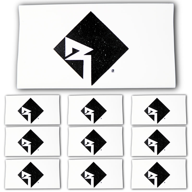 0 Gauge 3:1 Heat Shrink with Rockford Fosgate Logo 10 Pack White