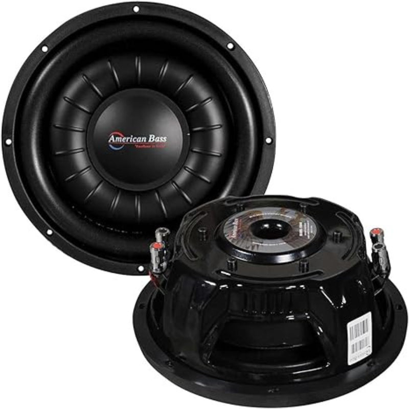 American Bass Hawk 10" Dual 2-Ohm 700W RMS Slim Subwoofer / AB-HAWK-10S-D2