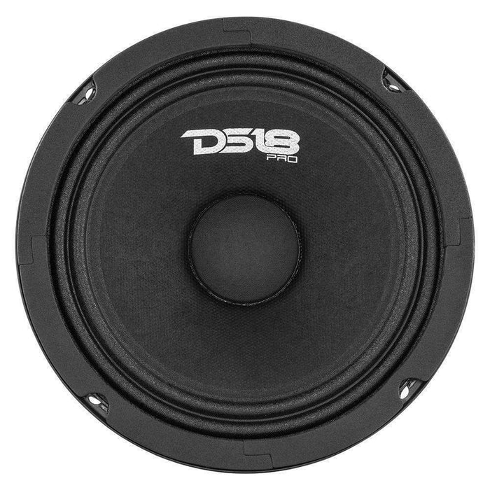 DS18 PRO-GM6.4PK 6.5" 1200W 4 Ohm Midrange Loudspeaker & Bullet Tweeter Package