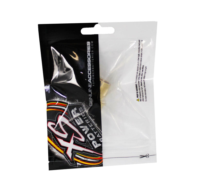 Pair of XS Power 580 12 Volt Battery Short Brass Terminal Post Adaptors