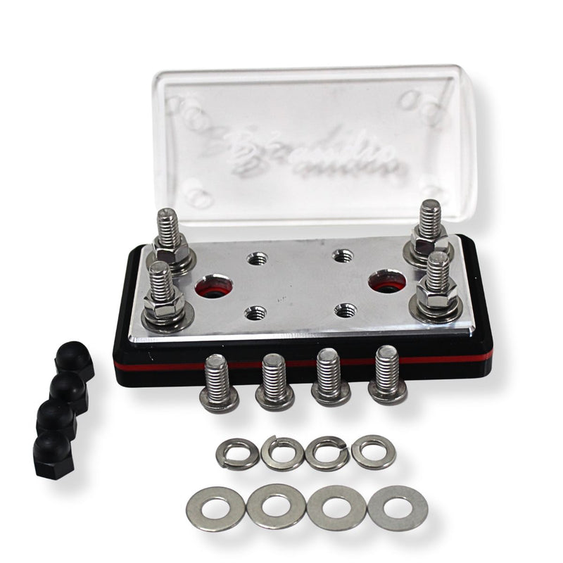 B2 Audio 8 Spot Power / Ground 9/32" Terminal Lug Distribution Block