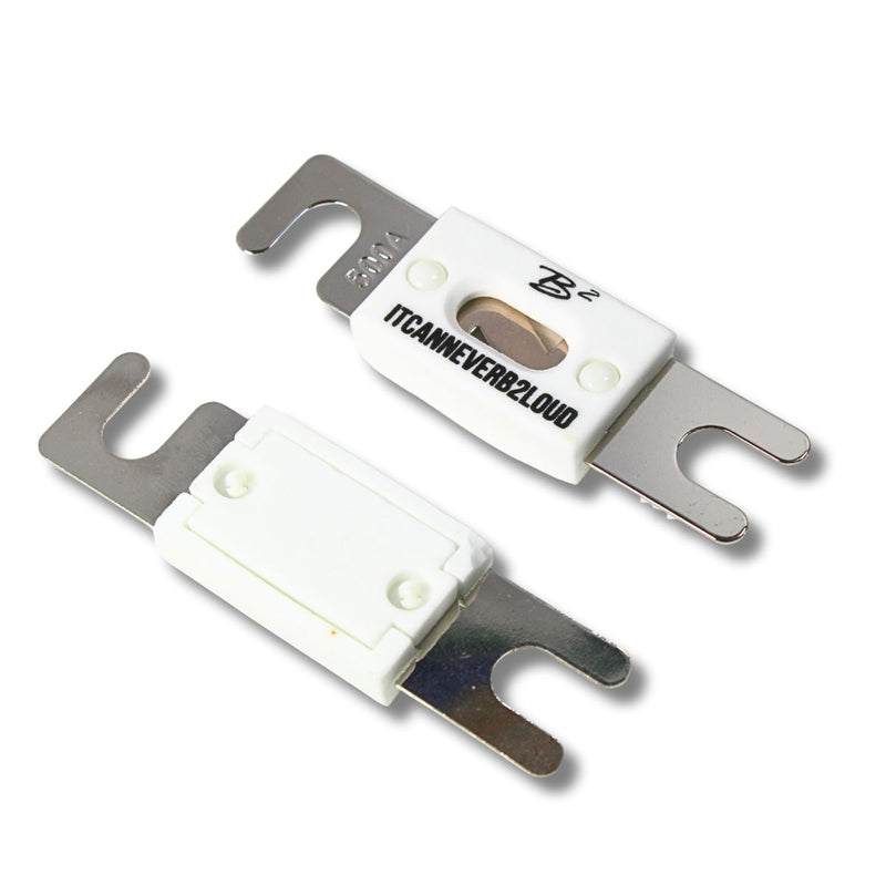 B2 Audio 500A ANL High Temperature Ceramic Fuse Pair B2-ANL-500A
