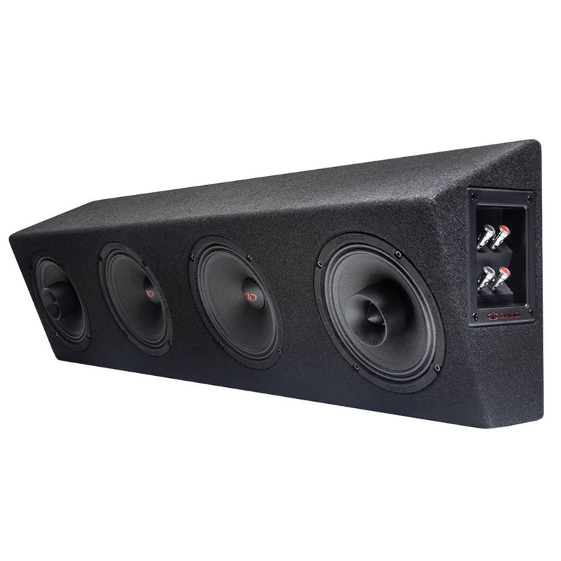 600W RMS Dual 2-Ohm LE-VO-MX208.4 Voice Optimized 8" Loaded Plank DD Audio