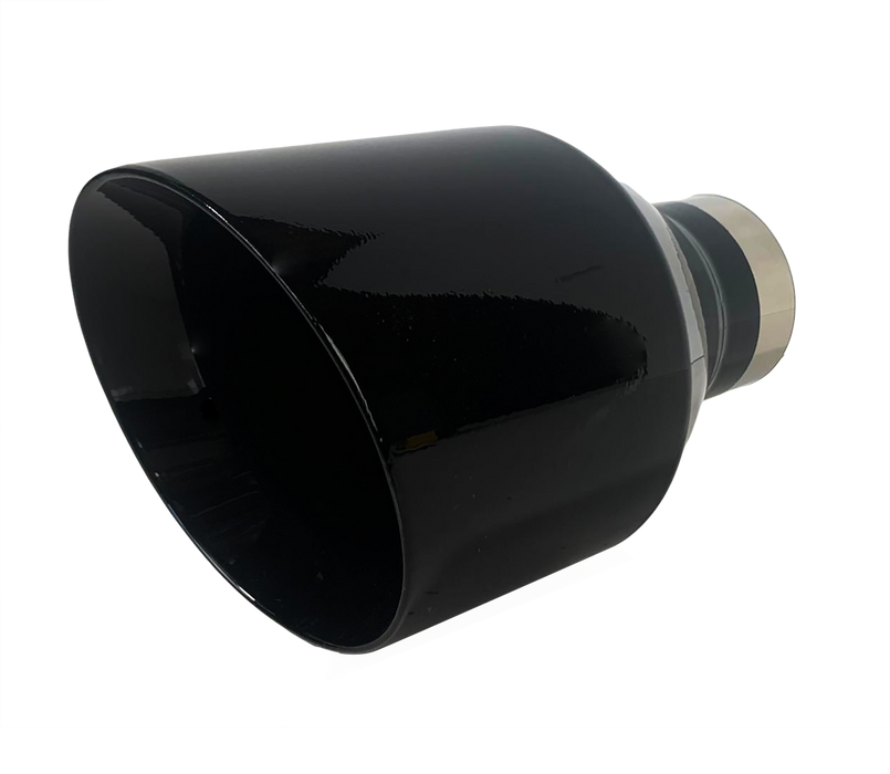 Double Wall Slant Cut Stainless Steel Exhaust Tip Auto Product Makers 2580BK