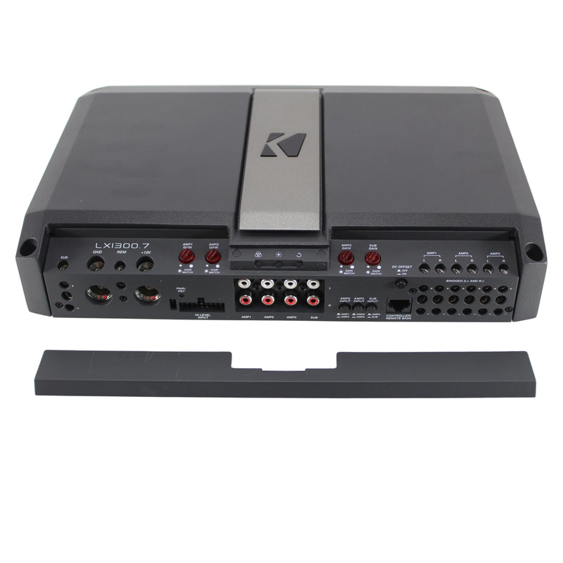 700W 1-Ohm Class D 7-Channel Amplifier w/LX Precision Controller & Smart Bass