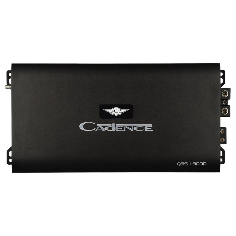 Cadence 1800 Watt 1-Ohm Class D Monoblock Car Audio Amplifier QRS1.1800D