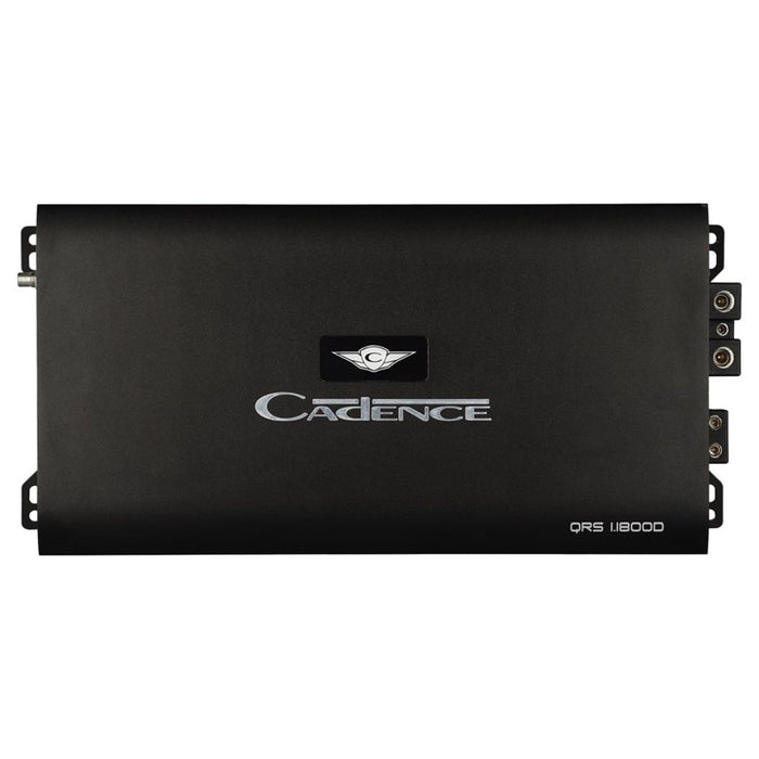 Cadence 1800 Watt 1-Ohm Monoblock Class D Car Audio Amplifier QRS1.1800D