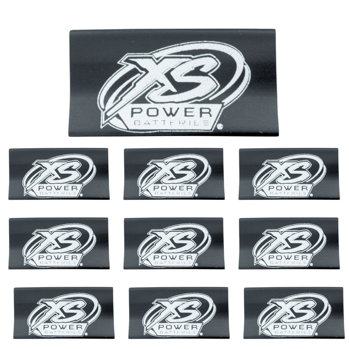 0 Gauge 3:1 Heat Shrink with XS POWER Logo 10 Pack Black