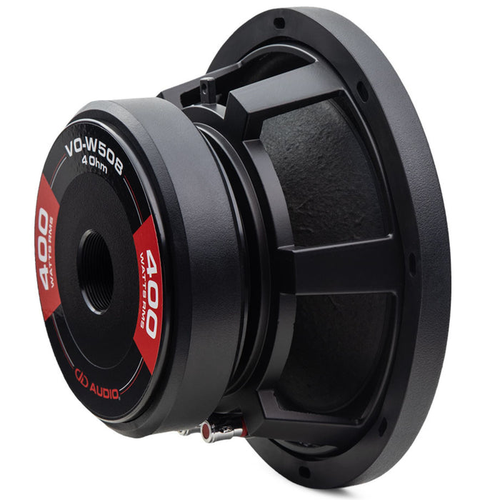 8" 4-Ohm 400 Watts Voice Optimized PA Style Subwoofer with 2.5" Single VC