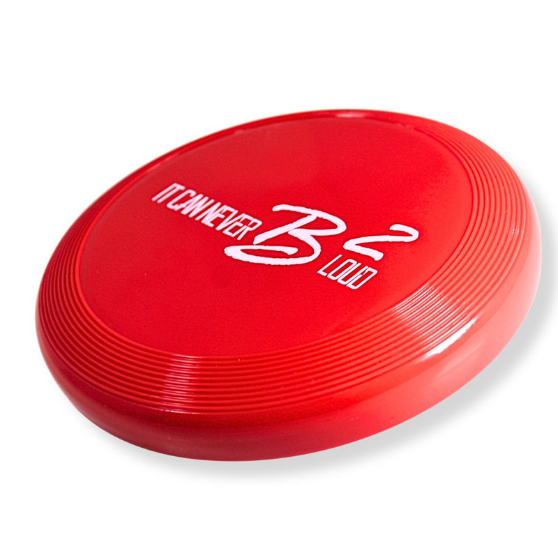 B2 Audio Mini Frisbee Red It Can Never B2 Loud Compact Throw Disc