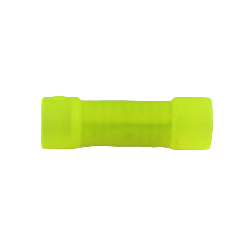 Install Bay Yellow Nylon Butt Crimping Connectors 500 Pack 10-12 Ga YNBC