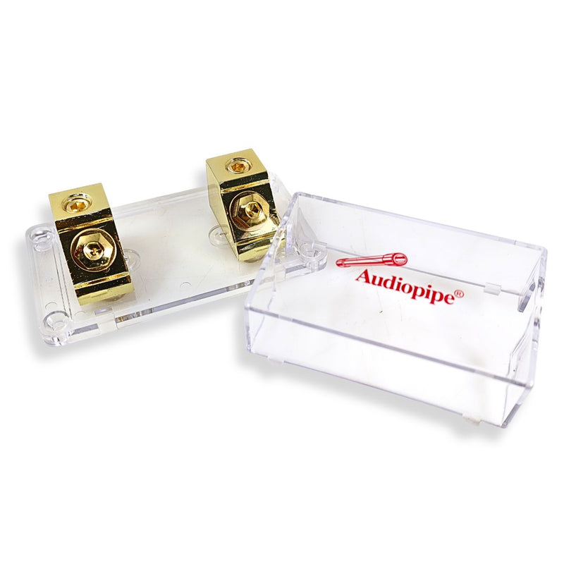 Audiopipe Heavy Duty ANL Fuse Block 0 to 4 AWG 500A Capacity CQ-1111