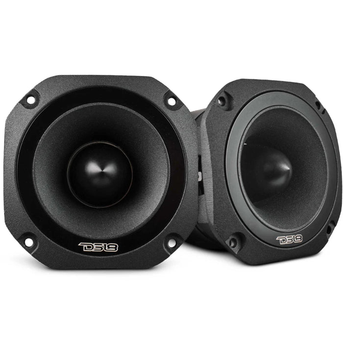 DS18 PRO 4" Tweeter 1.5" Titanium VC 8-Ohm 200-Watt Super Bullet Black