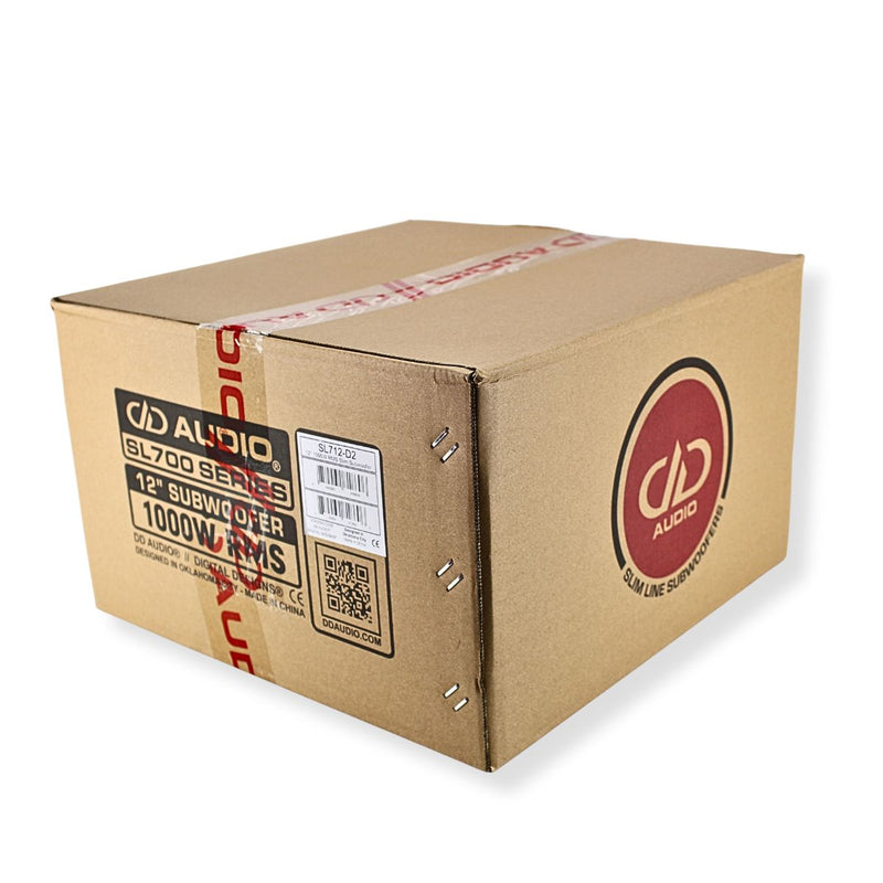 DD Audio 12" 1000W RMS Dual 2 Ohm 3" VC Car Audio Subwoofer SL712-D2